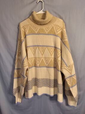 Davi & Dani Fuzzy Turtleneck Sweater